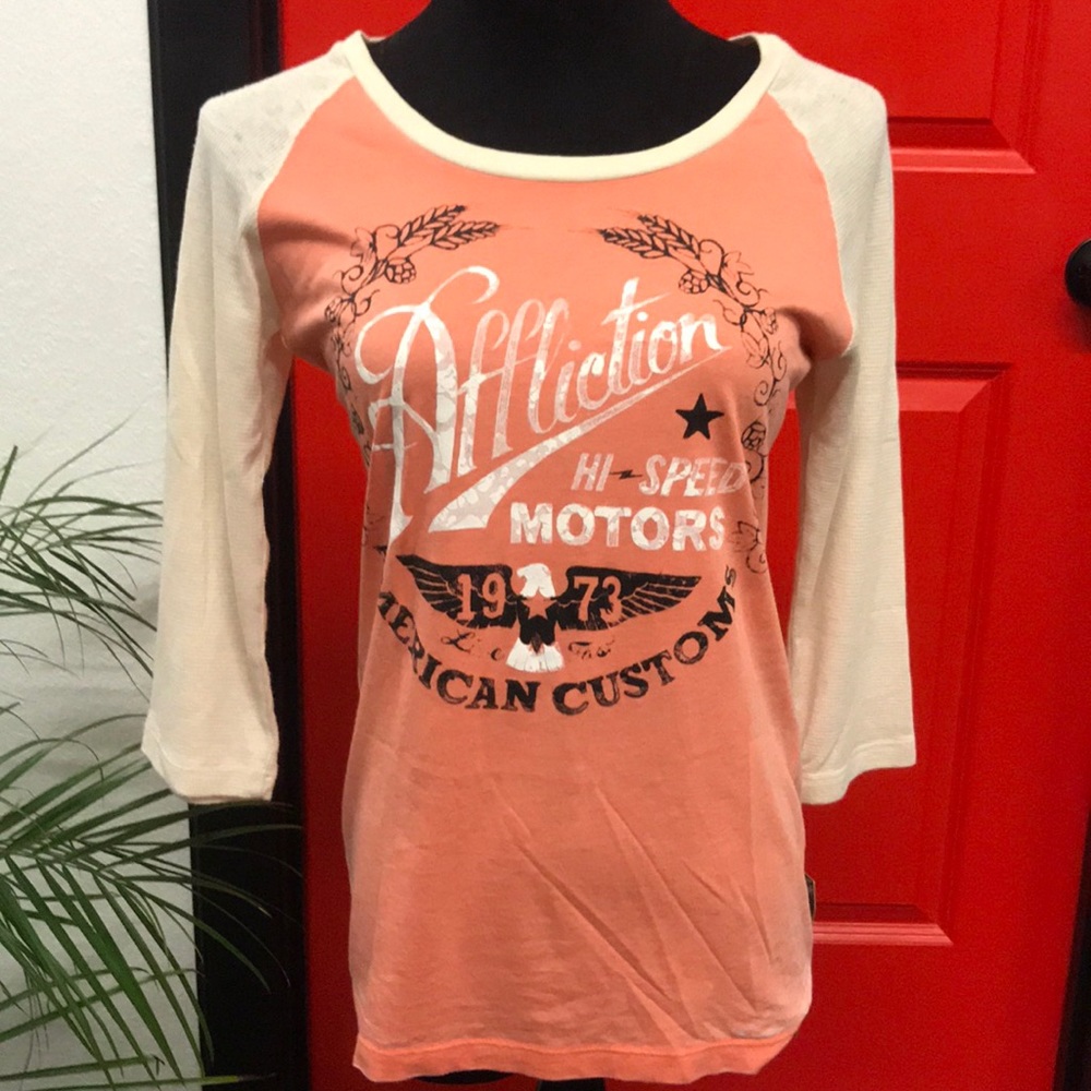 Affliction 3/4 sleeve